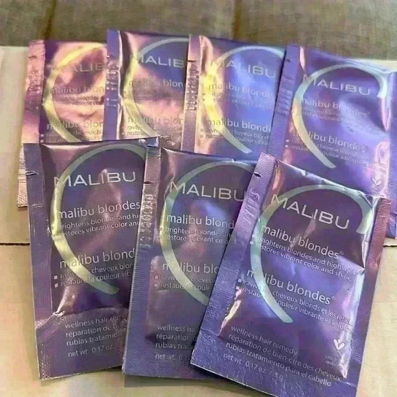 Malibu Other - MALIBU “Malibu Blondes” Hair Treatment for Chlorine, Mineral Buildup Set/ 3 pks
